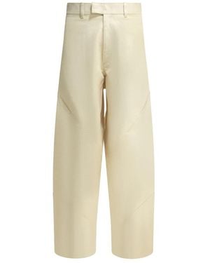 Goldwin Wide Trousers - Neutro