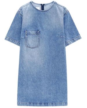 Anine Bing Short Dresses - Blue