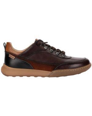 Pikolinos Schoenen ,Bruin ,Leer Viana Leren Sneakers