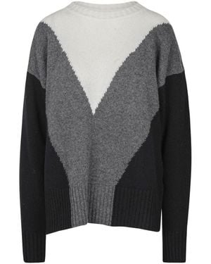 Jucca Round-Neck Knitwear - Black