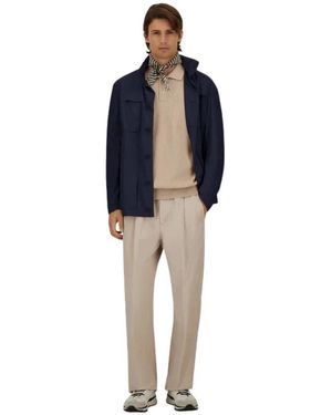 Herno Ultralight Crease Field Jacket - Blauw