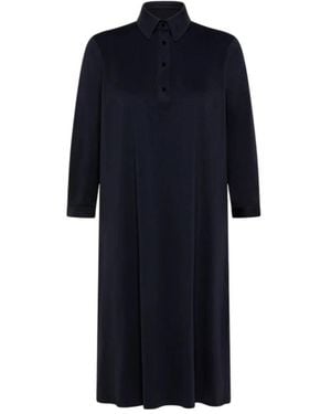 Rrd Oxford Polo Kleid - Blau