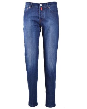 Kiton Slim Fit Jeans - Blue