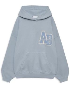 Anine Bing Hoodies & Sweatvesten ,Blauw ,Katoen Harvey Sweatshirt Letterman