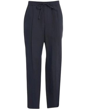 Amaranto Slim-Fit Trousers - Blue
