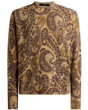 Etro Round-Neck Knitwear - Bruin