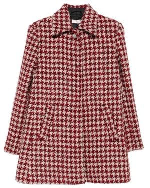 Liu Jo Single-Breasted Coats - Red