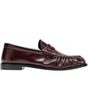 Saint Laurent Schoenen ,Bruin ,Leer Mule Le Loafer