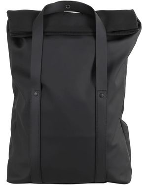 Rains Tassen ,Zwart ,Polyester Zwarte Way Tota Rugzak