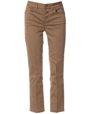 Liu Jo Cropped Trousers - Brown