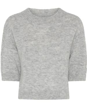 Bruuns Bazaar Round-Neck Knitwear - Gris