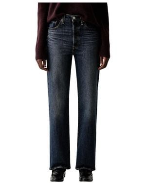 Levi's Ribcage Jeans Met Volledige Lengte - Zwart