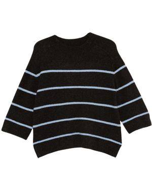 Yerse Round-Neck Knitwear - Black