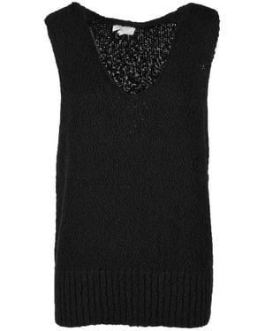Elvine V-Neck Knitwear - Black