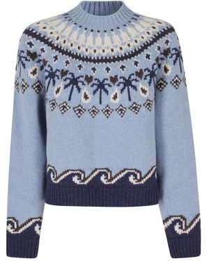 Alanui Sweet Winter Sweater - Blauw