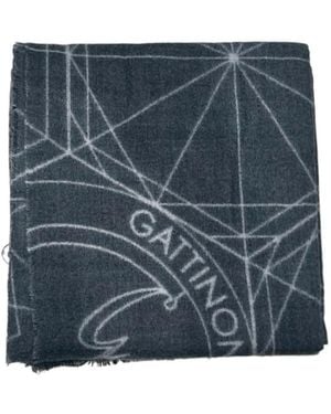 Gattinoni Schwarze Schals Und Tücher Von Roma - Blau