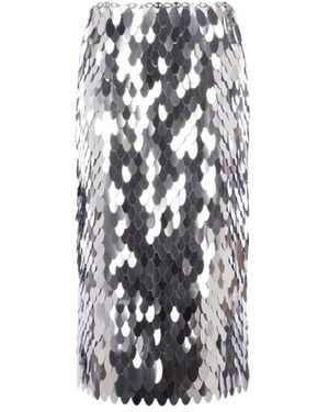 Rabanne Midi Skirts - Grigio