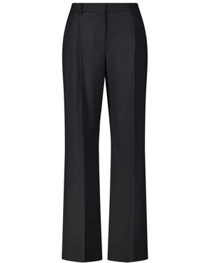 Lardini Broeken ,Zwart ,Elegante Straight-Fit Broek