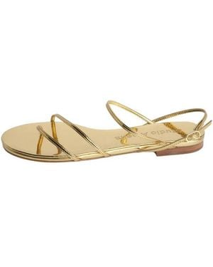STUDIO AMELIA Flat Sandals - Metallic