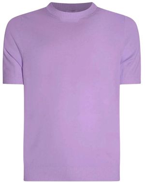 Malo Round-Neck Knitwear - Viola