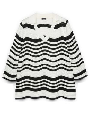 FIORELLA RUBINO V-Neck Knitwear - Nero