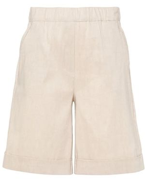 D.exterior Casual Shorts - Natural