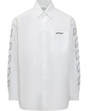 Off-White c/o Virgil Abloh Casual Shirts - Bianco