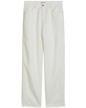 Marc O' Polo Relaxed Gerades Jeans - Weiß