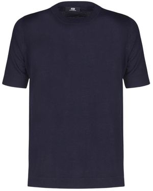 Alpha Studio Truien & Vesten ,Blauw ,Trui Met Ronde Hals