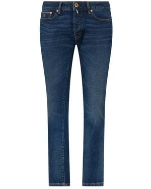 Moorer Slim Fit Jeans - Blue