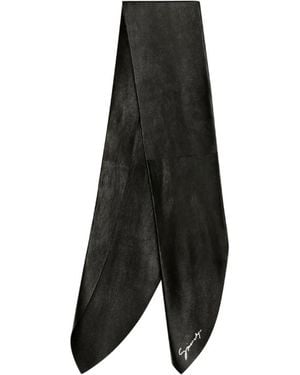 Givenchy Accessoires ,Zwart ,Leer Sjaal Van Leer