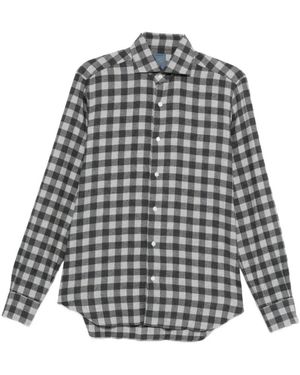 Barba Napoli Casual Shirts - Grey