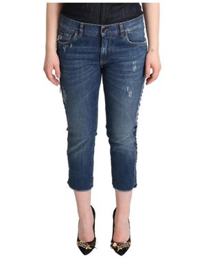 Dolce & Gabbana Cropped Jeans - Blue