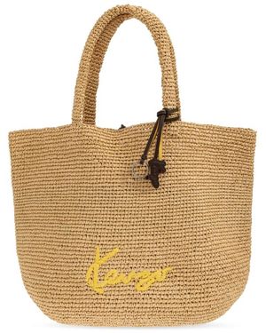 KENZO Tassen ,Tas Met Geborduurd Logo - Metallic