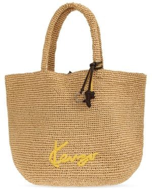 KENZO Tasche Mit Besticktem Logo - Mettallic
