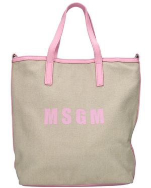 MSGM Tote Bag - Pink