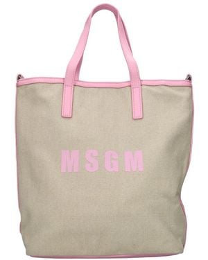MSGM Tote Bag - Pink