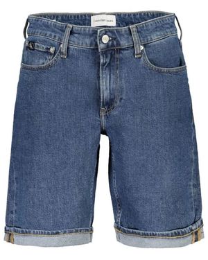 Calvin Klein Denim Shorts - Blue