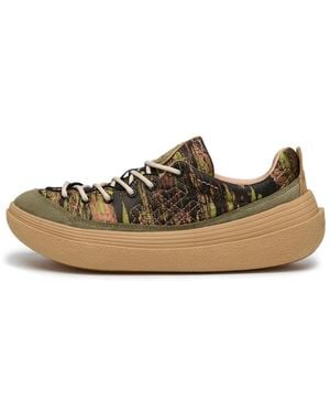 Flower Mountain Schoenen ,Groen ,Leer Fami Uni Sneakers - Bruin