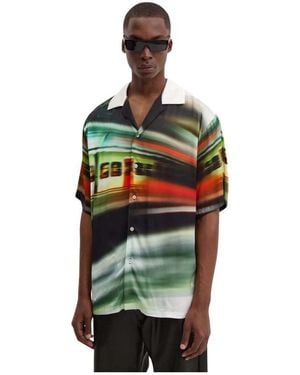 MSGM Gemustertes Strickshirt - Grün