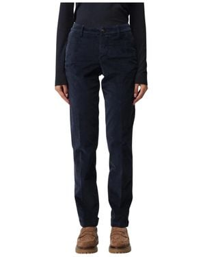 Fay Slim-Fit Trousers - Blue