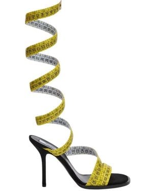 Moschino Meetlint Sandalen - Metallic
