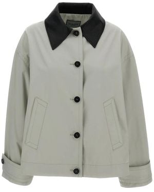 DURAZZI MILANO Leather Jackets - Grey