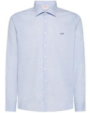 Sun 68 Casual Shirts - Blue