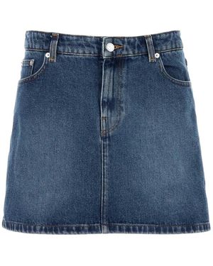 A.P.C. Denim Skirts - Blu