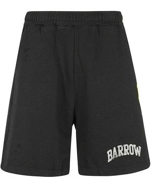 Barrow Baumwoll Bermuda Shorts Elastischer Bund - Schwarz