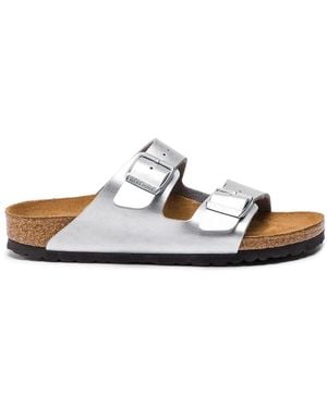 Birkenstock Sliders - White