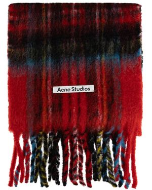 Acne Studios Winter Scarves - Rosso