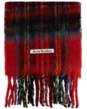 Acne Studios Winter Scarves - Rojo