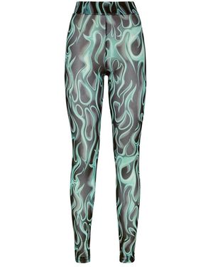 Philipp Plein Leggings - Groen